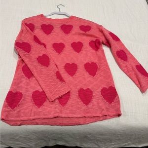 Light weight pink sweater size small